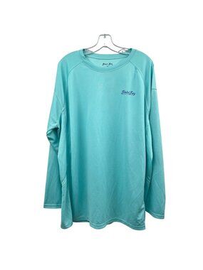 Bimini Bay Men's Long Sleeve Tee Turquoise/Multi Size XXL Fishing